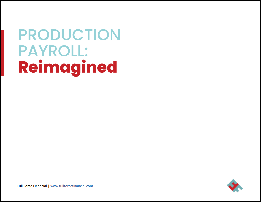 Cover Production Payroll Reimagined